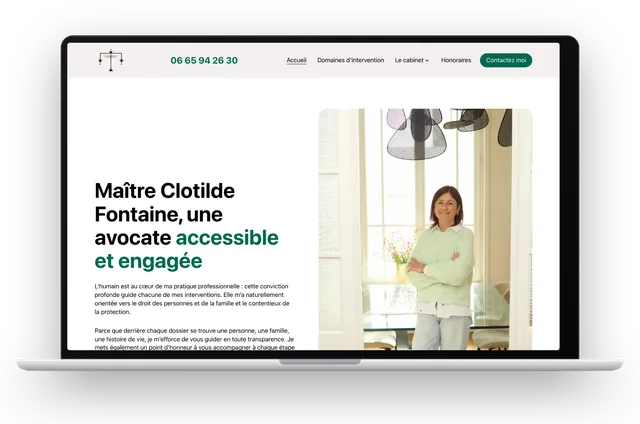Site de Maître Clotilde Fontaine, avocate à Arras