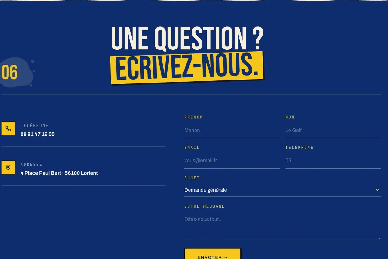 Détail du site O’18 : le panneau bleu
