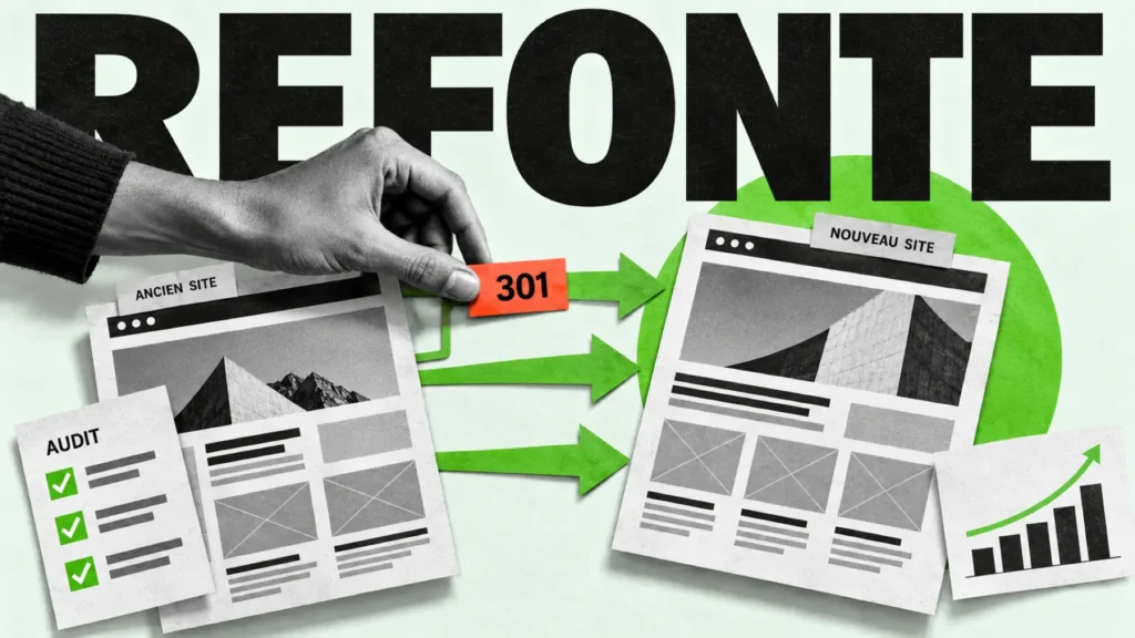 Une migration préparée relie les anciennes pages aux nouvelles en conservant les accès.