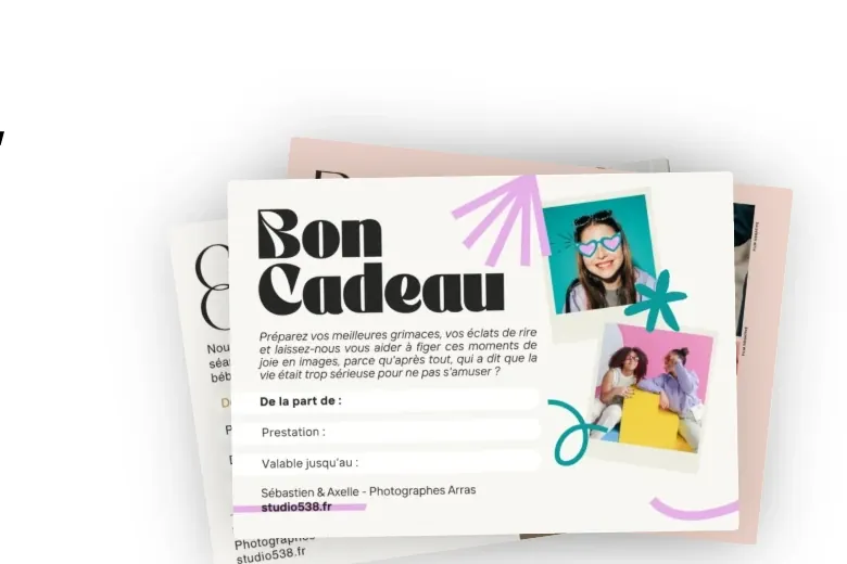 Détail du site STUDIØ 538 : les cartes en éventail