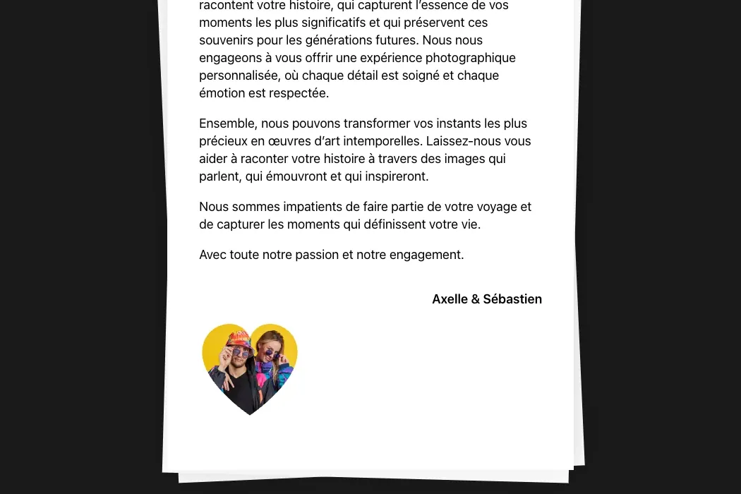 Détail du site STUDIØ 538 : la lettre